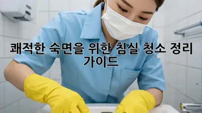 쾌적한 숙면을 위한 침실 청소 정리 가이드